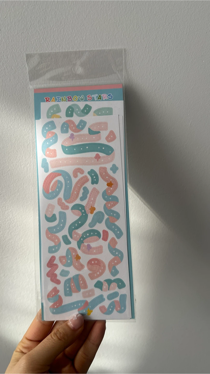 (new) decorative ribbon stickers set of 4 #freecycle - photo 5