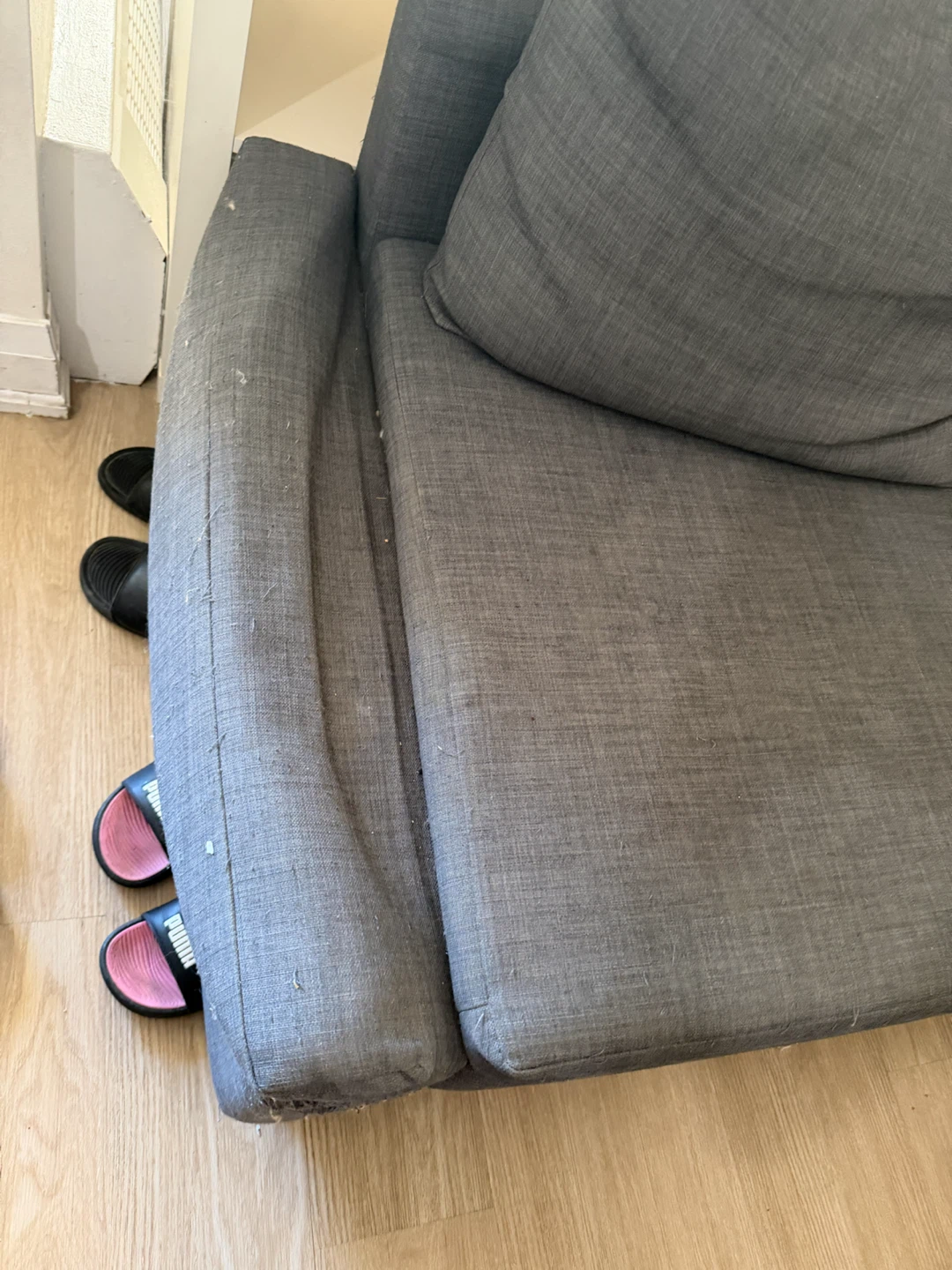 Grey Sectional Sofa with Storage - photo 2
