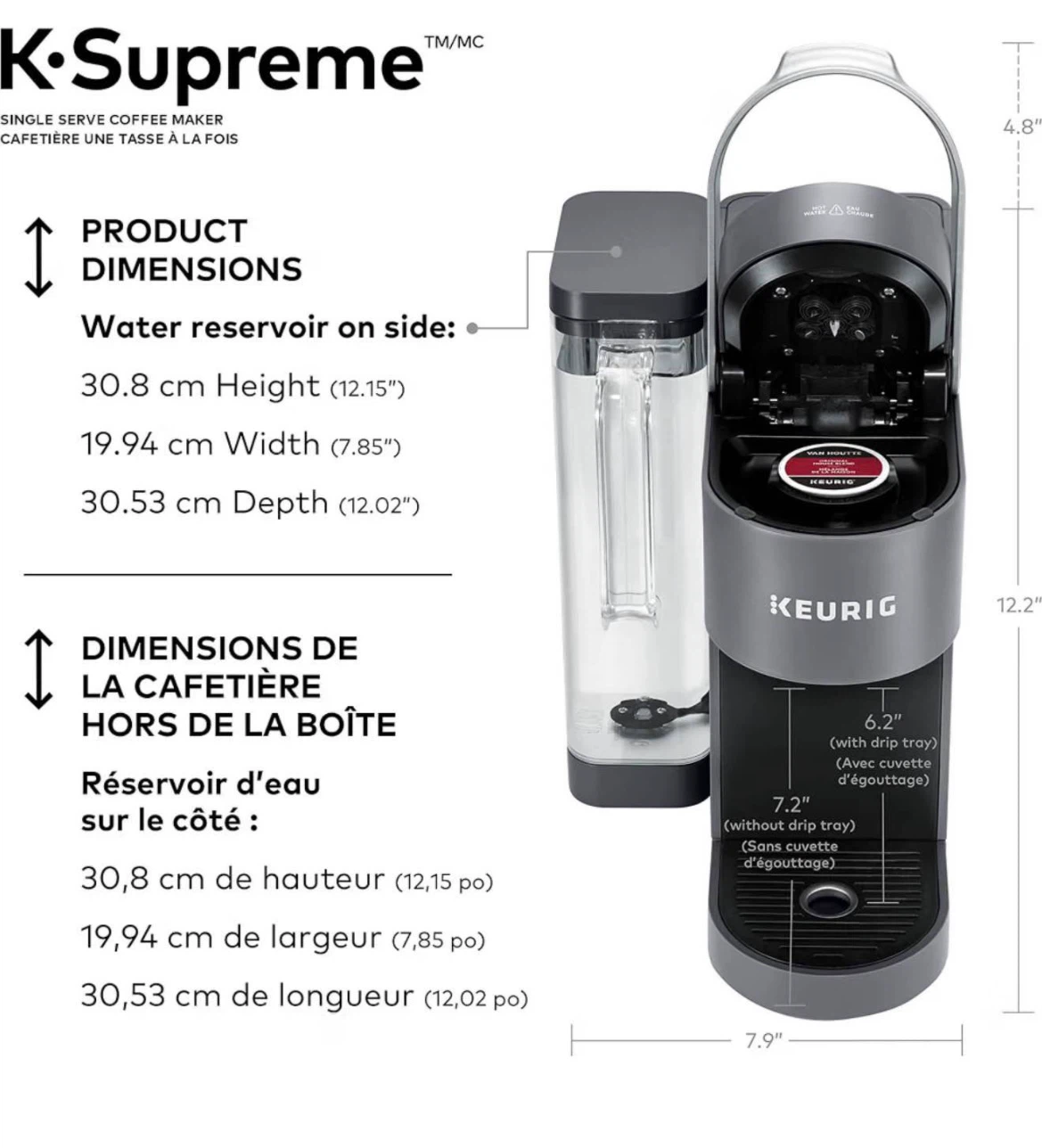 New - Keurig K-Supreme Coffee Maker-makes hot and cold drinks - photo 4