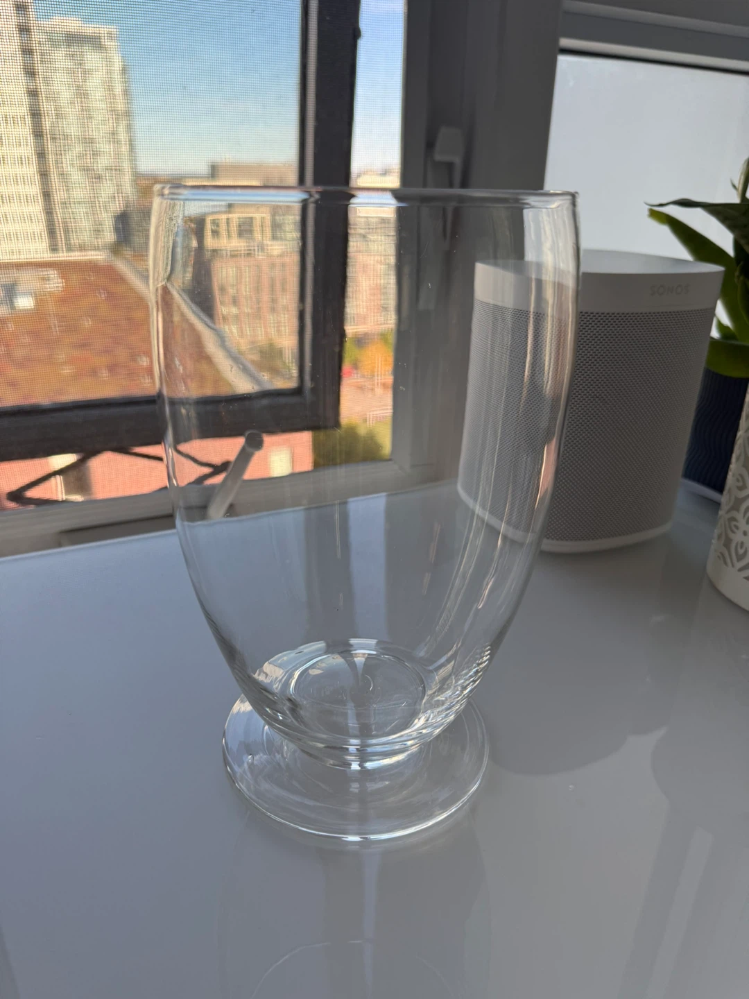 Clear Glass Vase