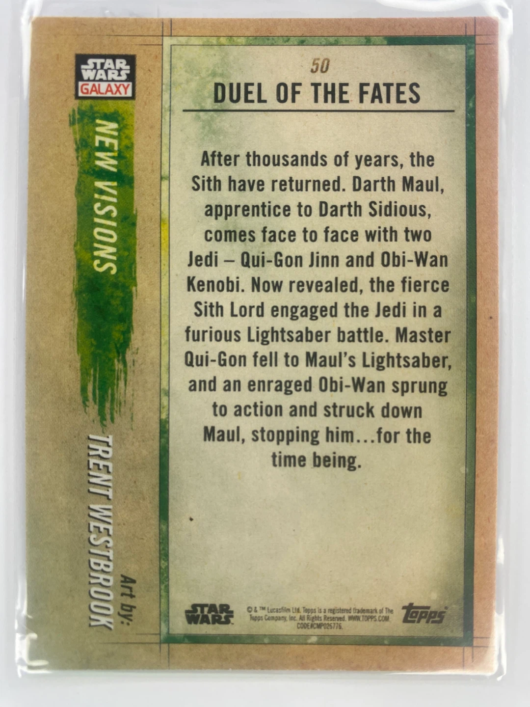 Set of 3 Star Wars Galaxy Topps Cards - photo 4