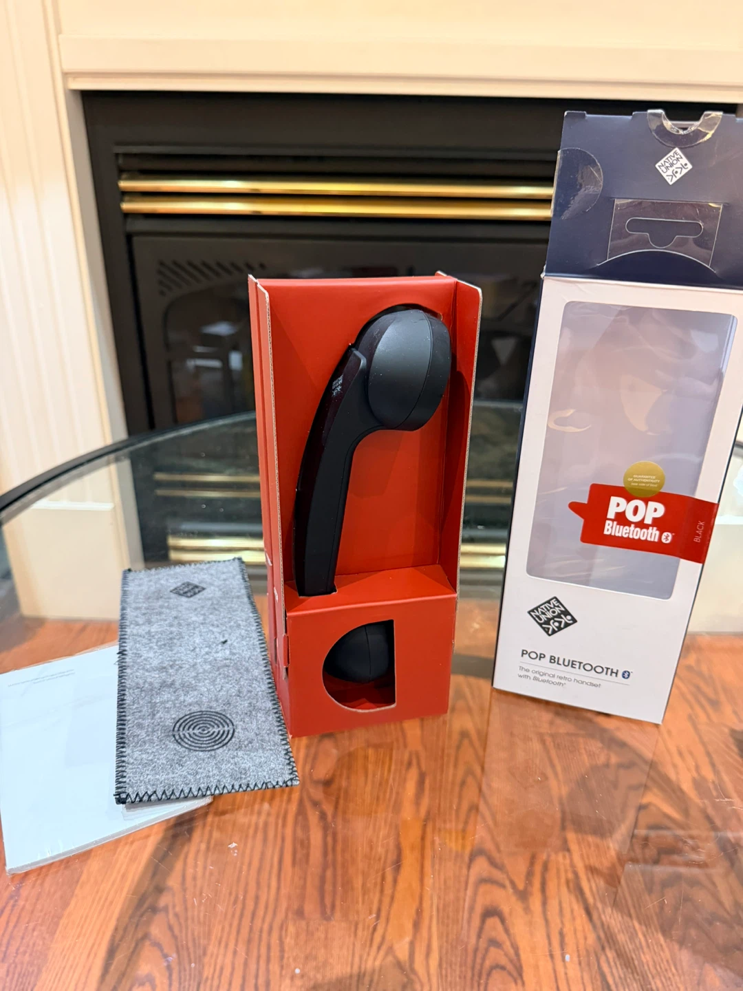 NEW Native Union POP Bluetooth Retro Phone Handset – Black
