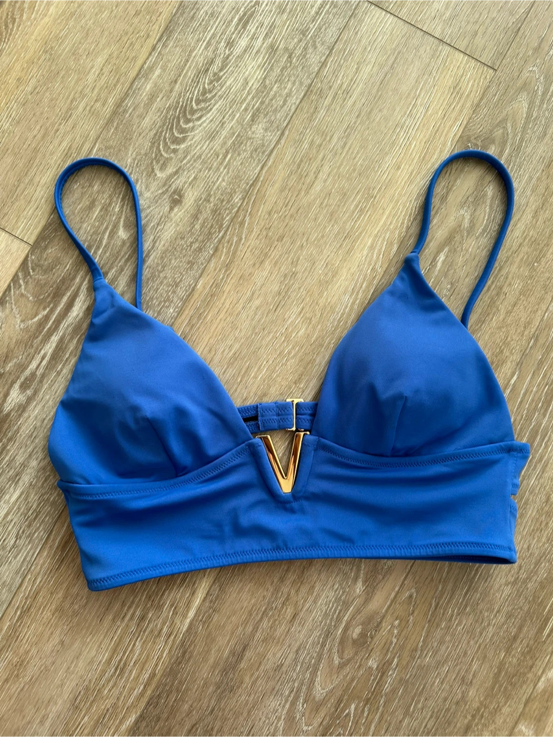 Blue Bikini Top