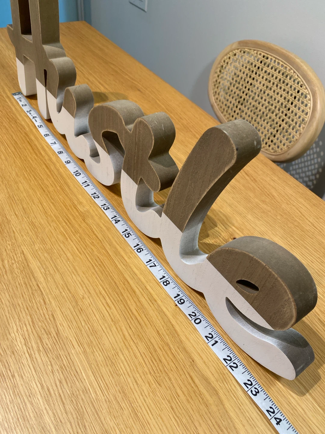 Wooden “Hustle” sign decor - photo 2