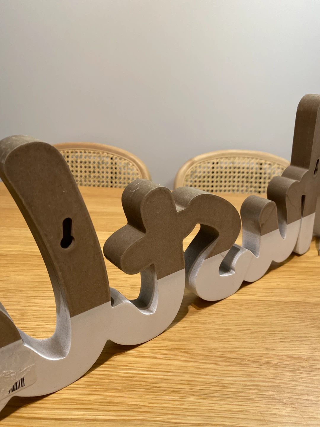 Wooden “Hustle” sign decor - photo 4