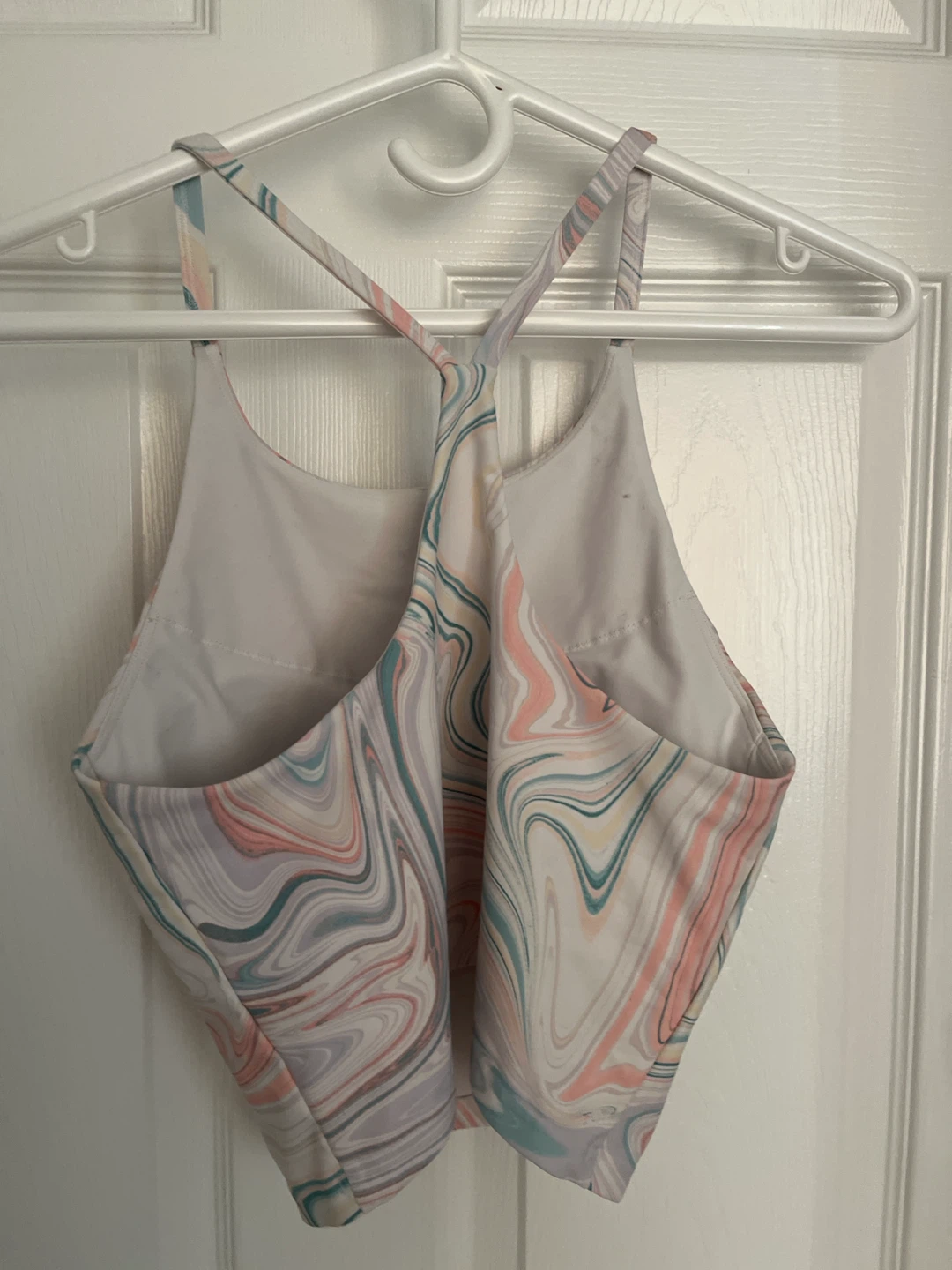 Marble Print Sports Tank Top - photo 2