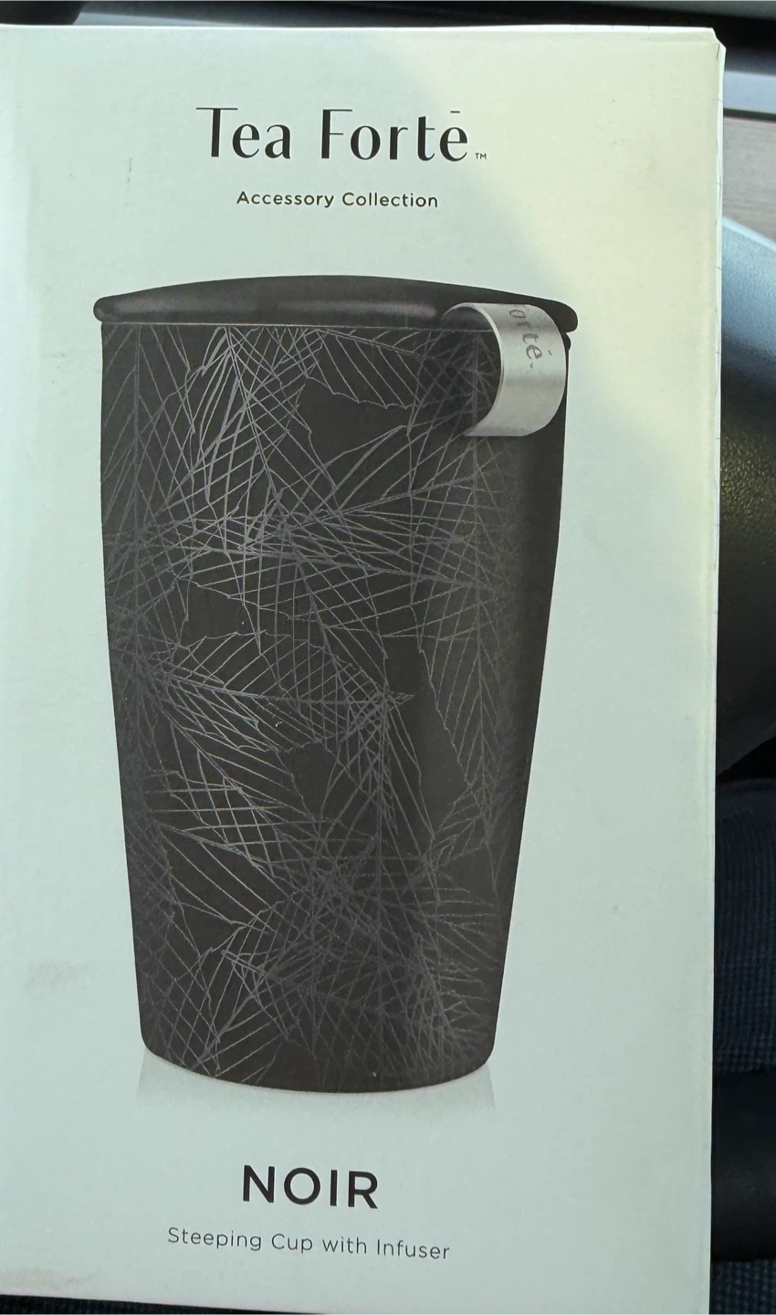 Tea Forte Noir Steeping Cup with Infuser