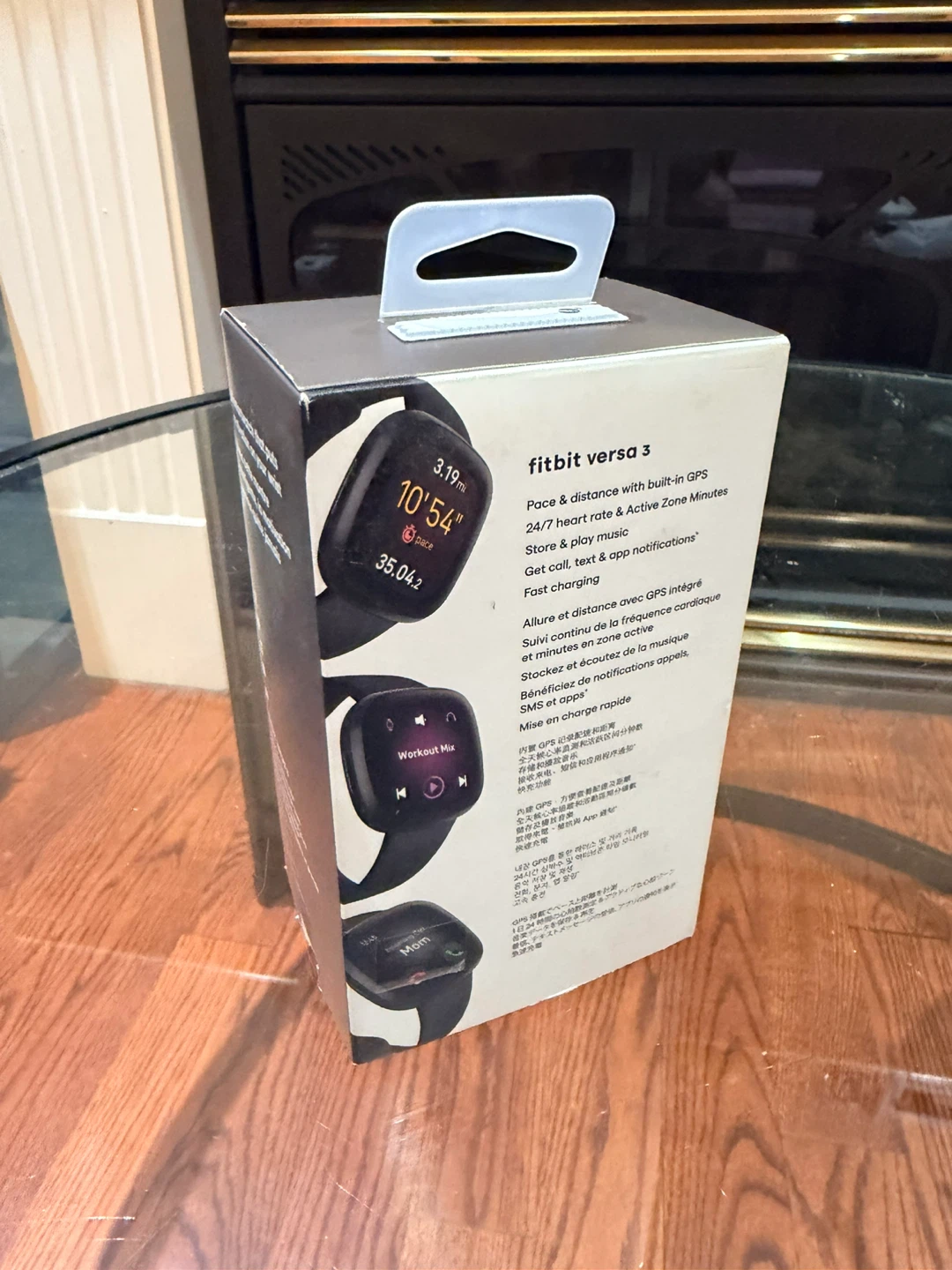 NEW Fitbit Versa 3 GPS Smartwatch – Black - photo 3