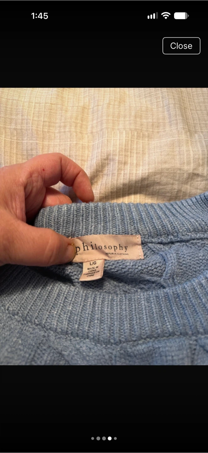 Philosophy Republic Clothing Cable Knit Sweater - photo 5