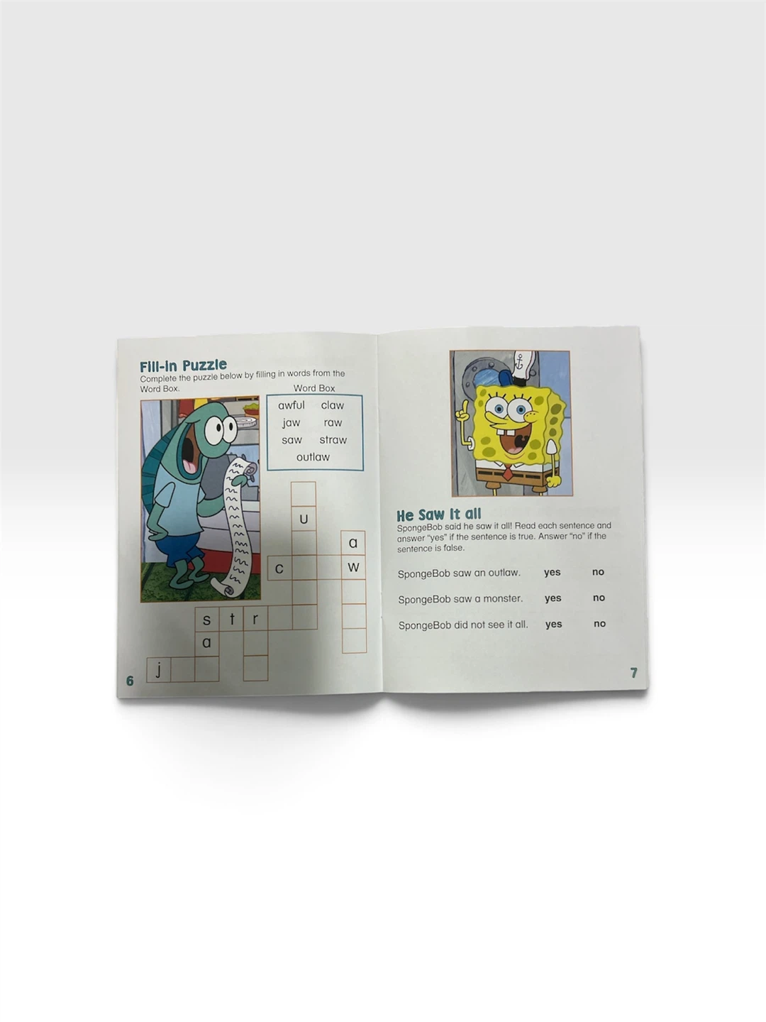 SpongeBob Learn to Read Level 2 Book and Workbook Set - photo 2