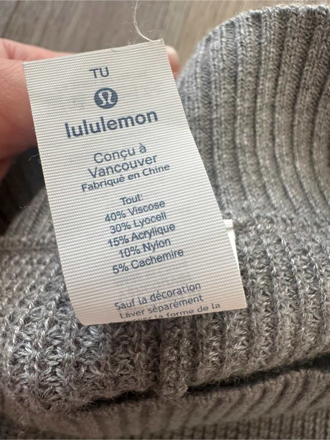 Lululemon Grey Poncho - photo 3