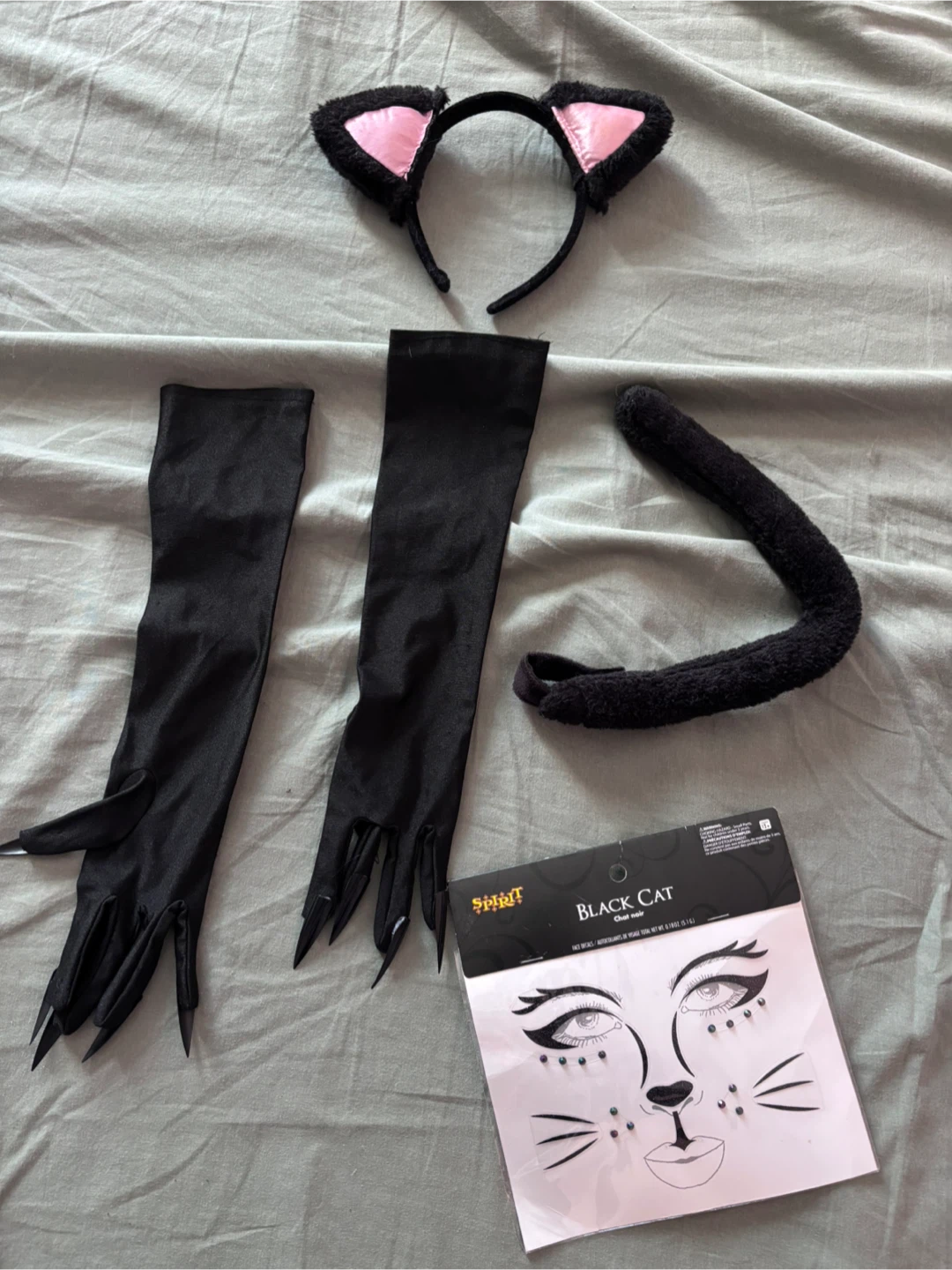 Spirit Halloween Black Cat Costume Accessory Set