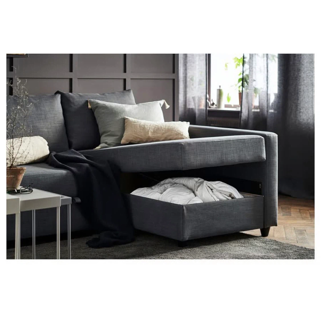 Corner Sofa Bed with Storage – $700 - photo 2