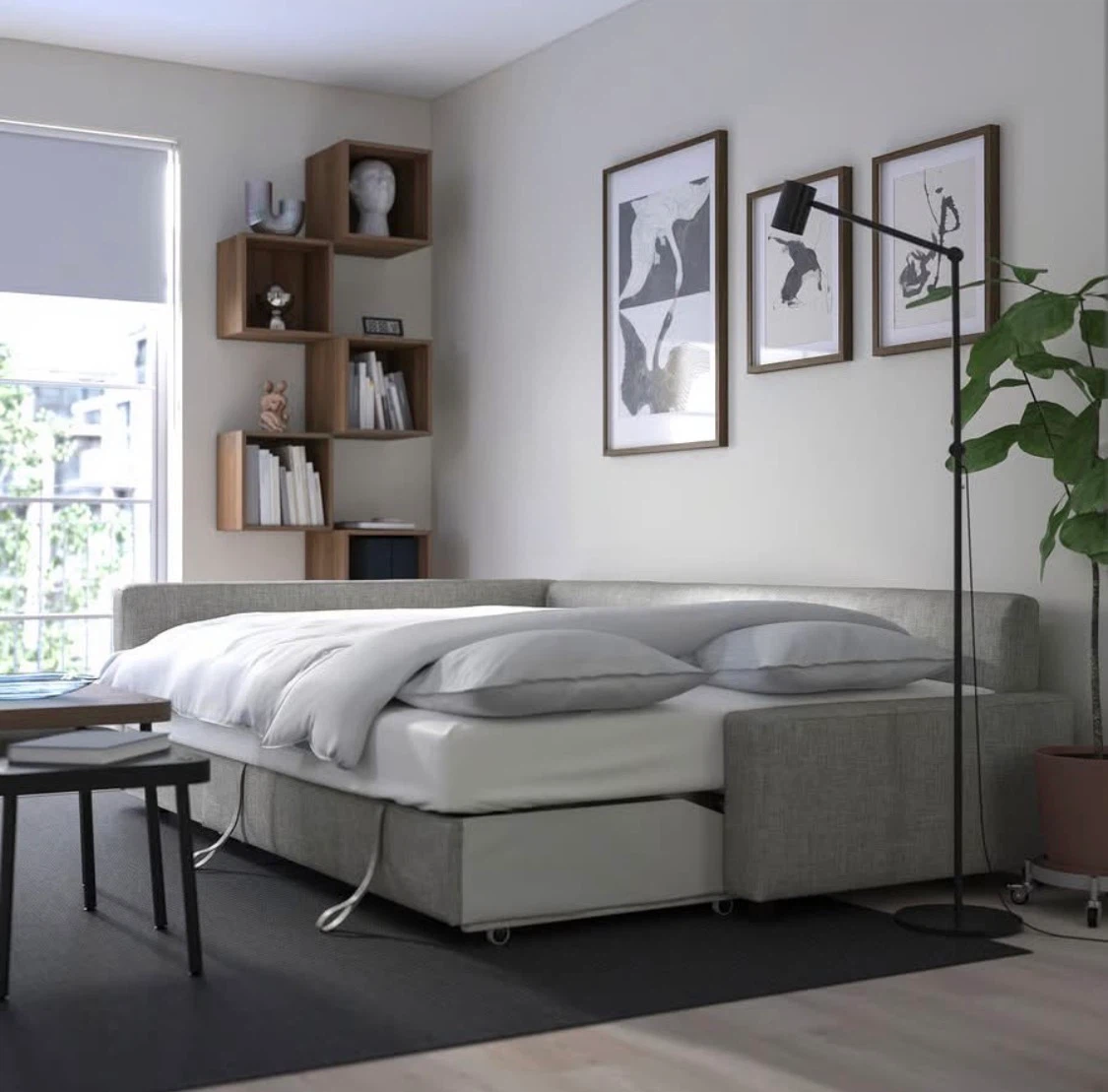 Corner Sofa Bed with Storage – $700 - photo 4