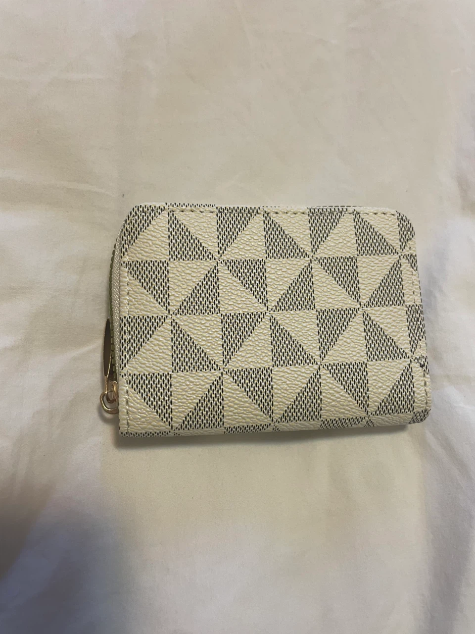 Geometric Pattern Accordion Card Holder