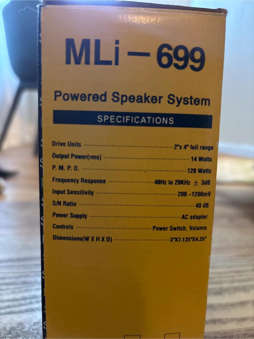 MLi 699 Powered Speaker System - photo 2