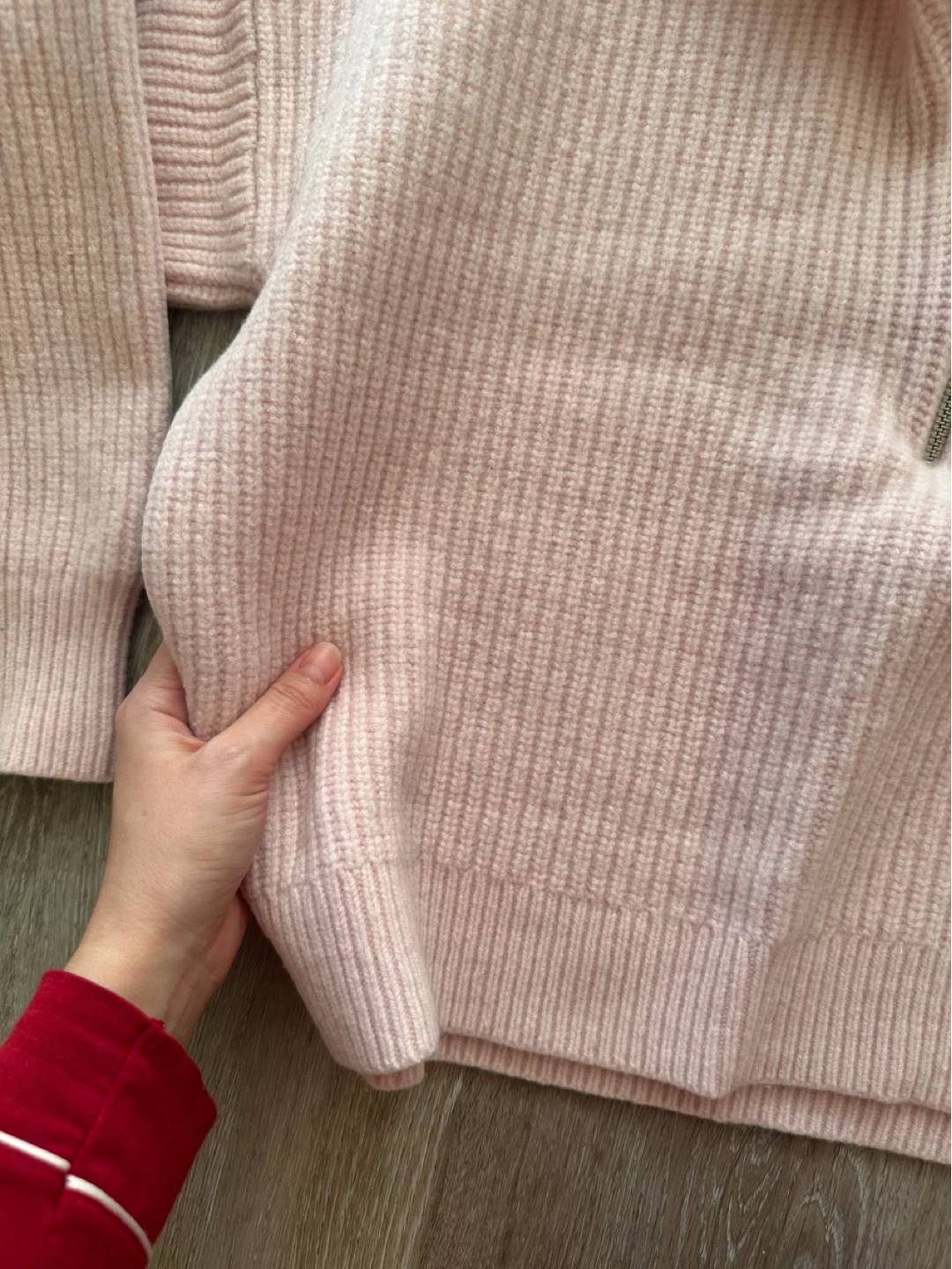 Everlane Half-Zip Wool Sweater - Pink - XL - photo 4