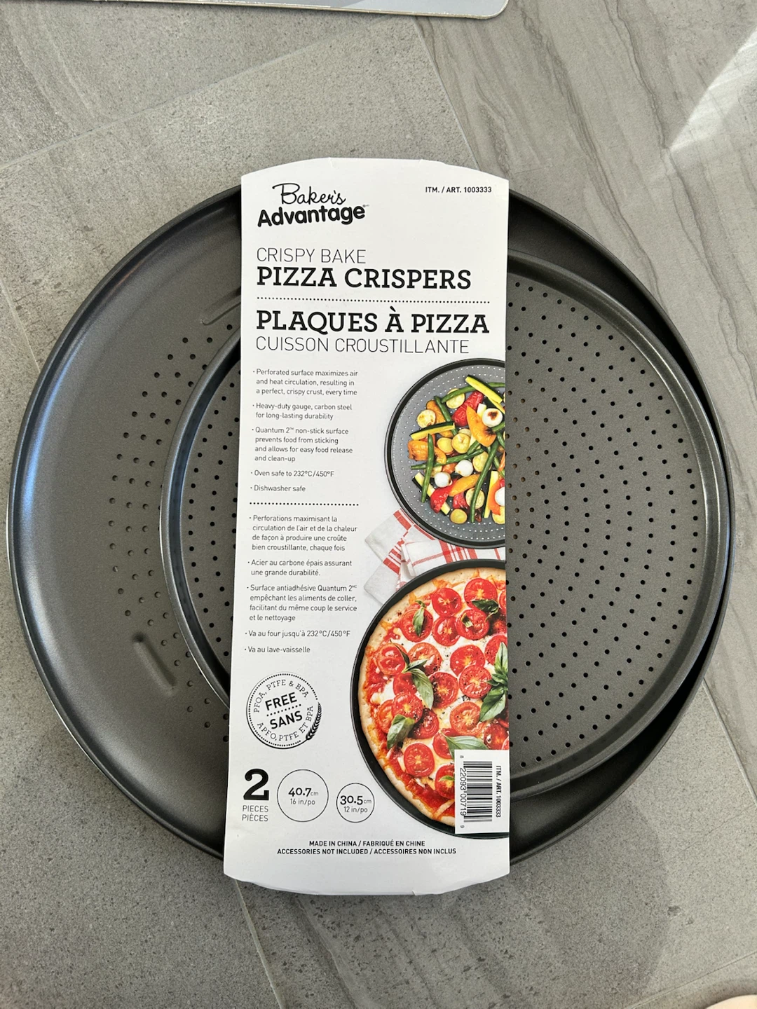 Brand new  Pizza Crispers - 2 Piece Set