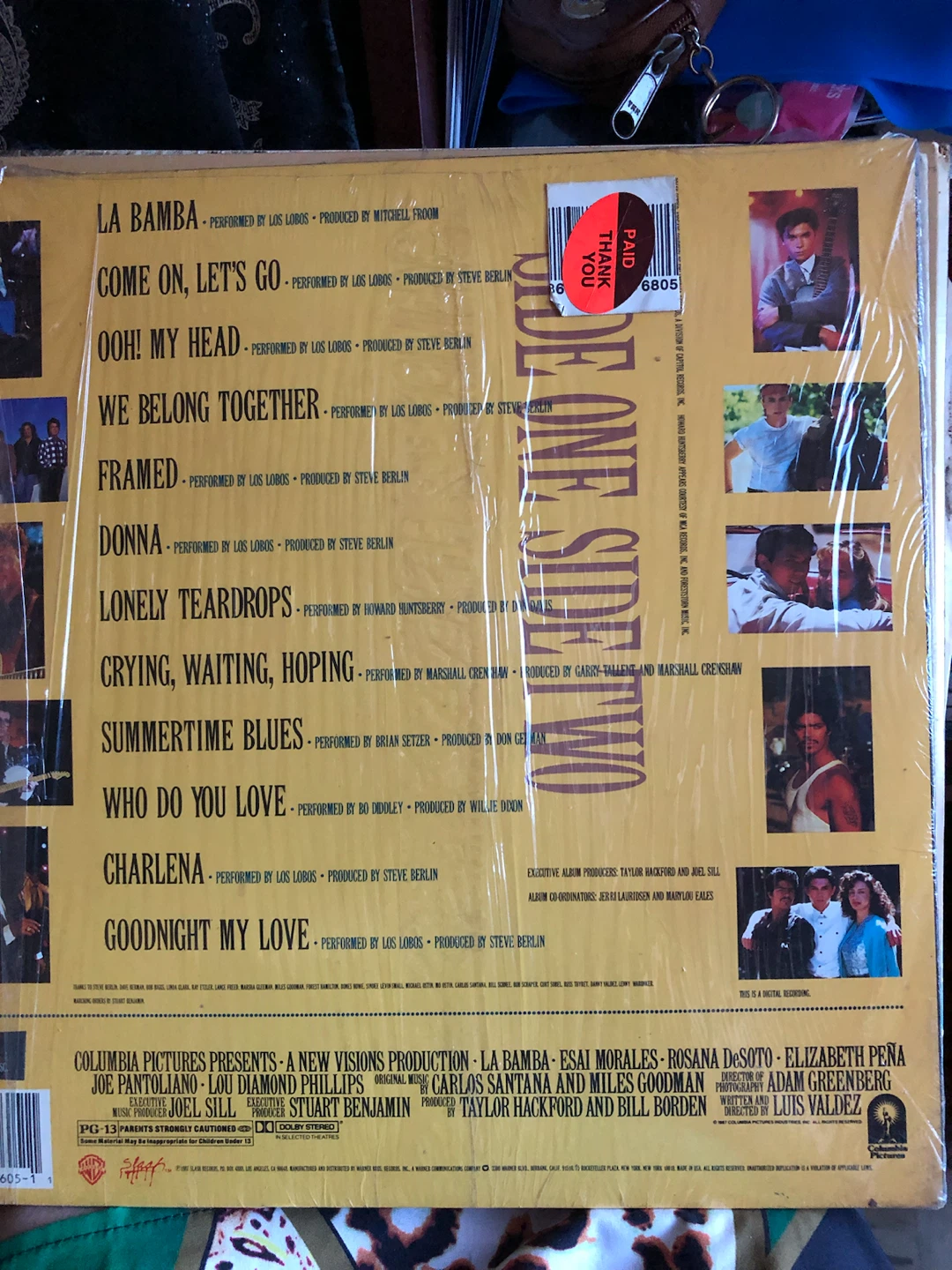 La Bamba Original Motion Picture Soundtrack Vinyl - photo 3