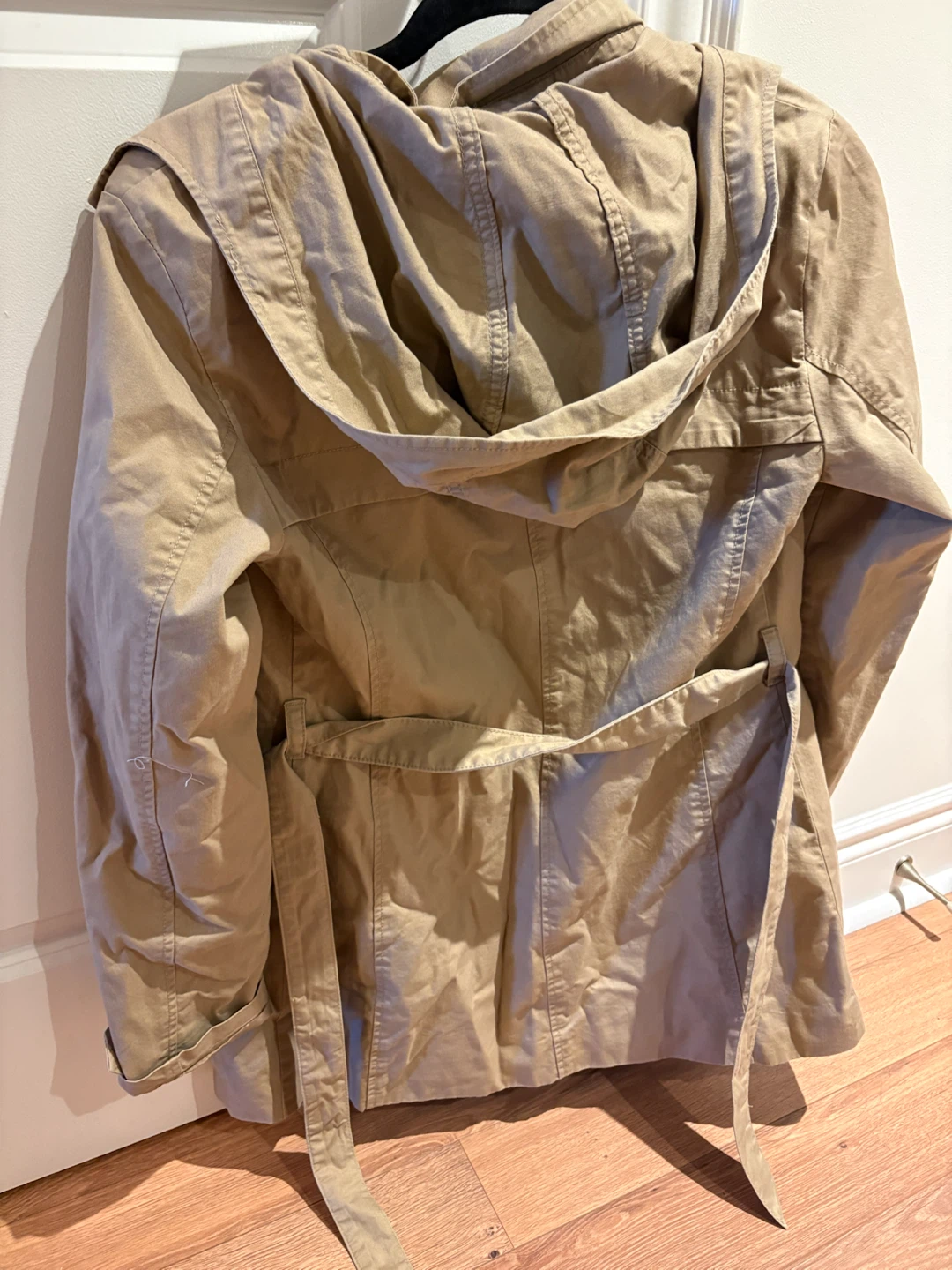 Gap Tan Hooded Trench Coat - Brand New with tags - photo 4