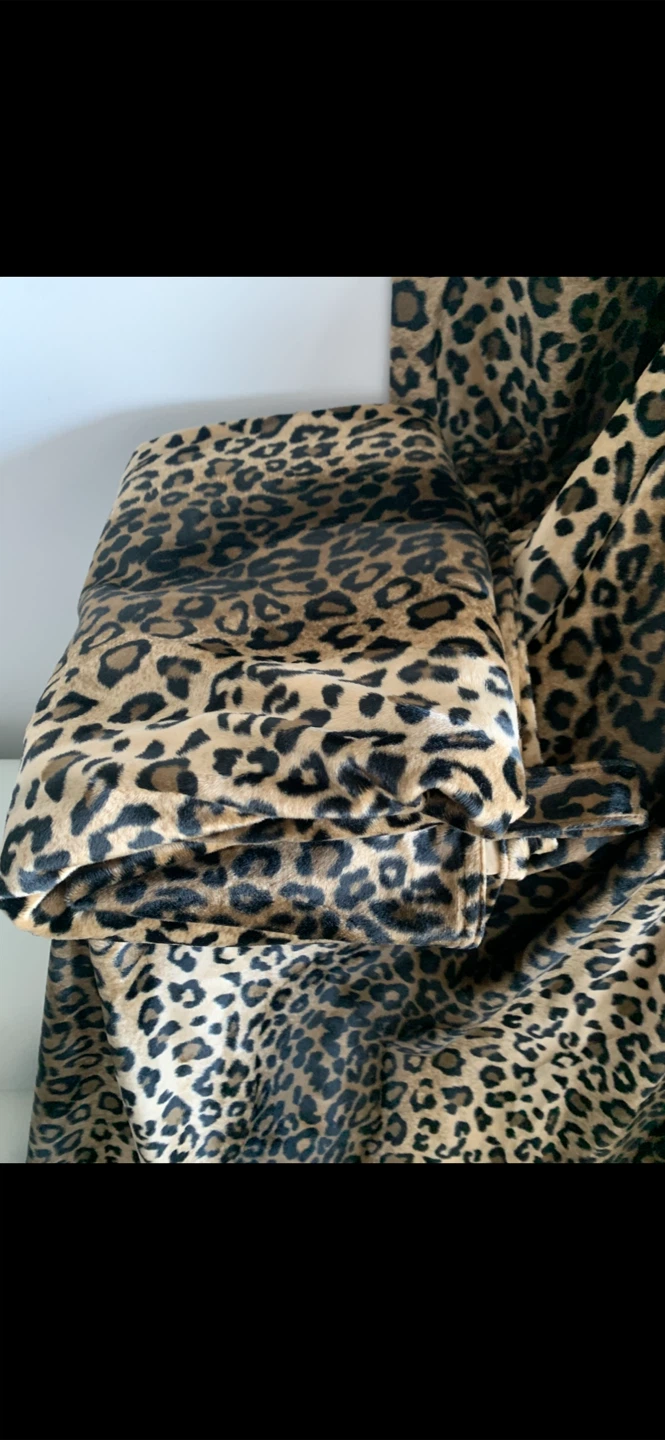 NEW-Beautiful/Soft Leopard Velvet Curtains