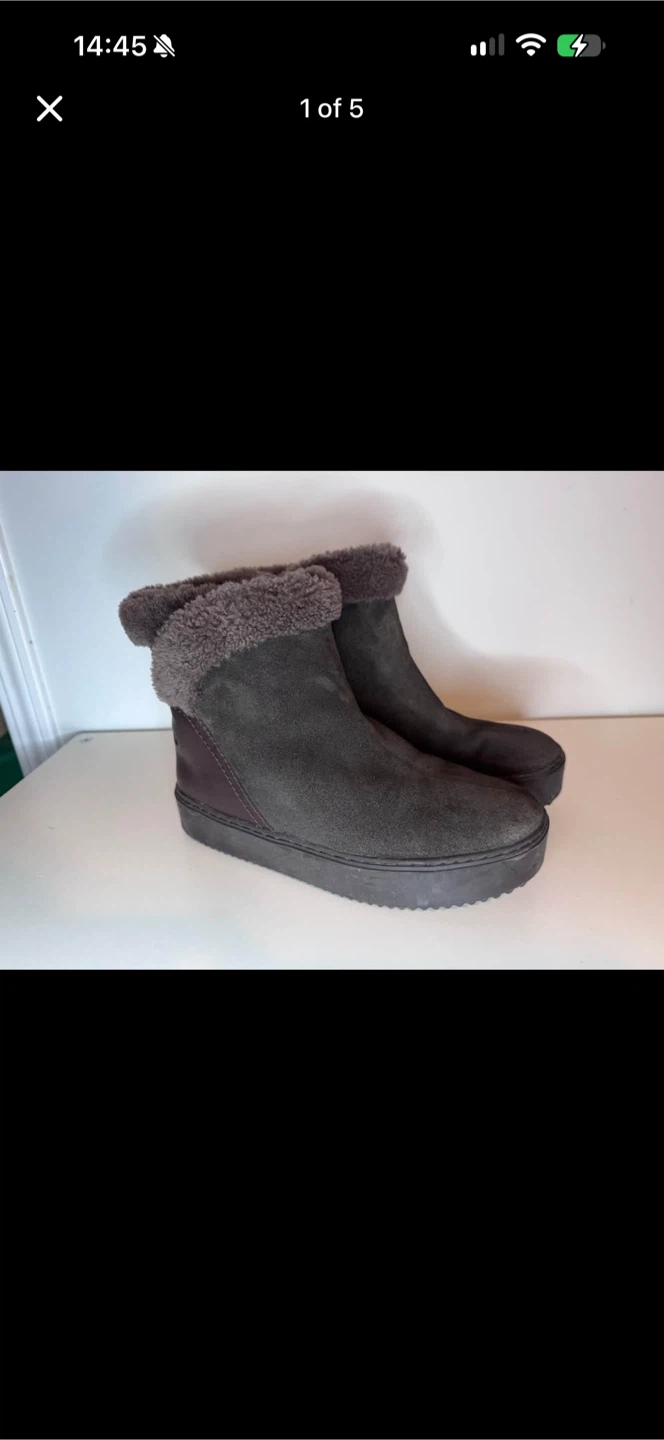 See By Chloé Suede Shearling Boots