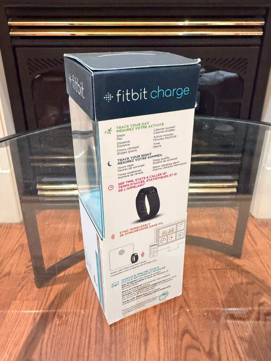NEW Fitbit Charge Fitness Tracker – Black – Size S/P - photo 3