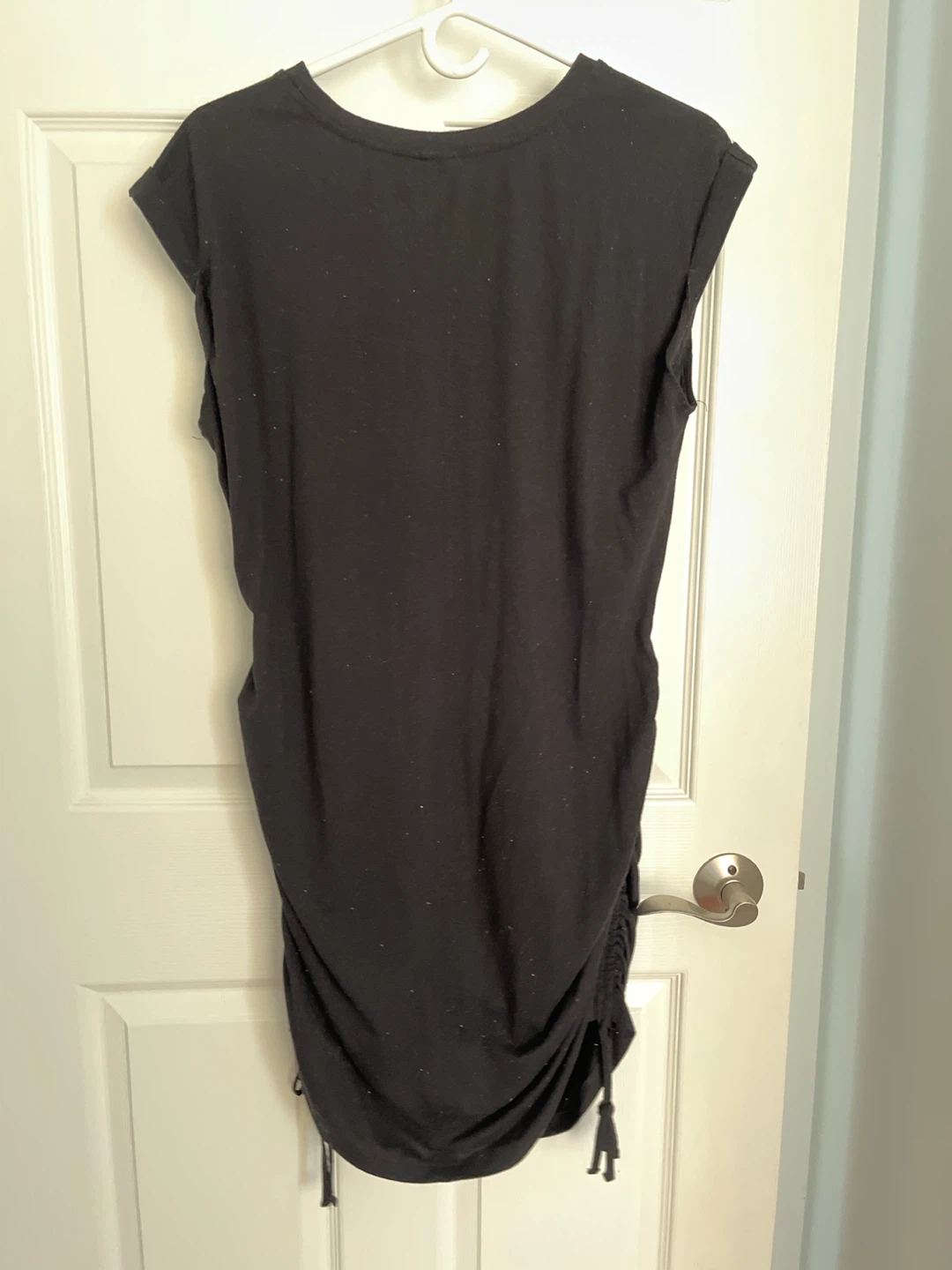 Black Ruched Dress