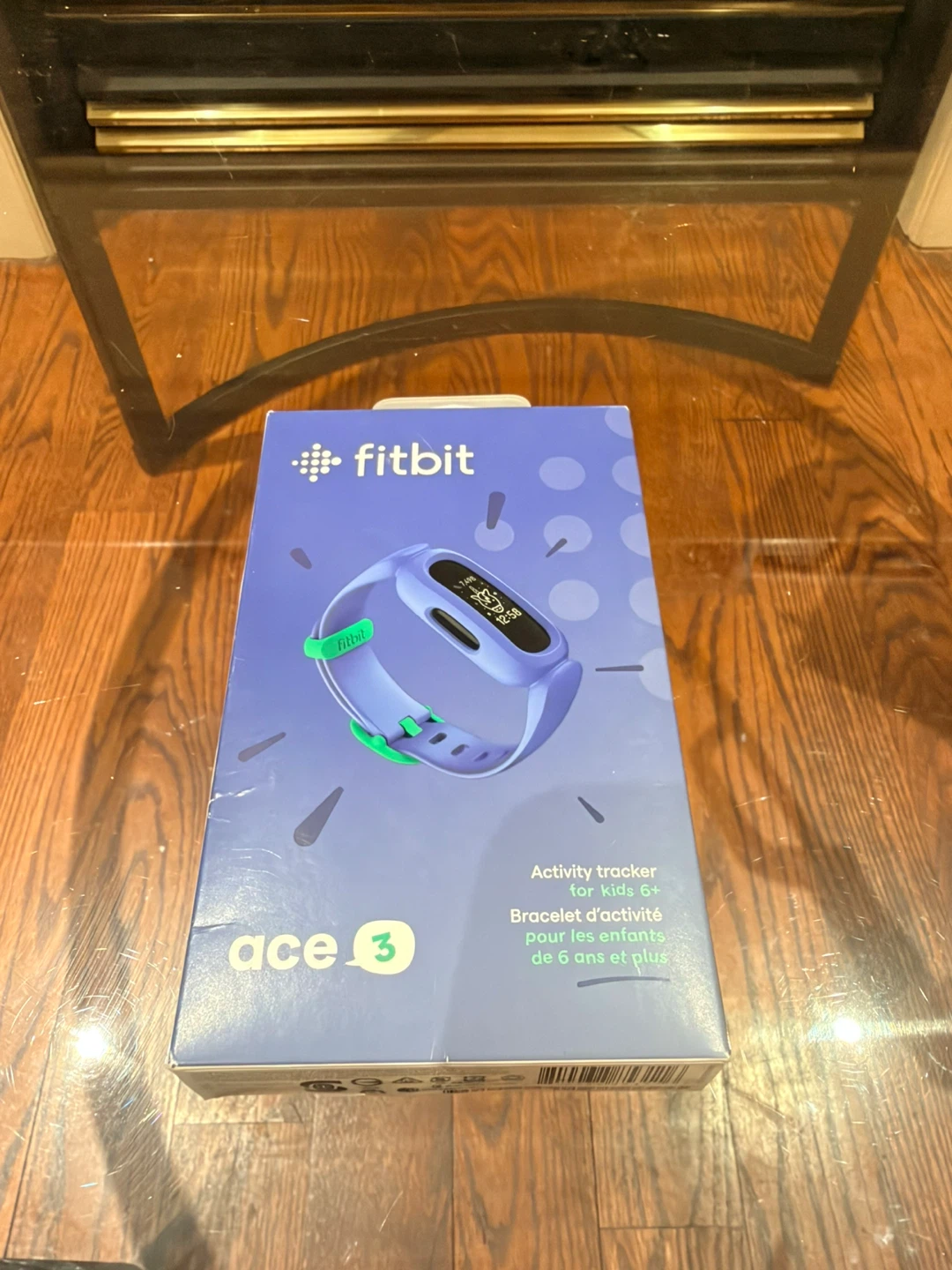 NEW Fitbit Ace 3 Kids Activity Tracker – Purple & Green