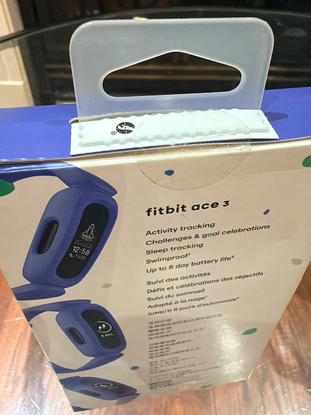 NEW Fitbit Ace 3 Kids Activity Tracker – Purple & Green - photo 3