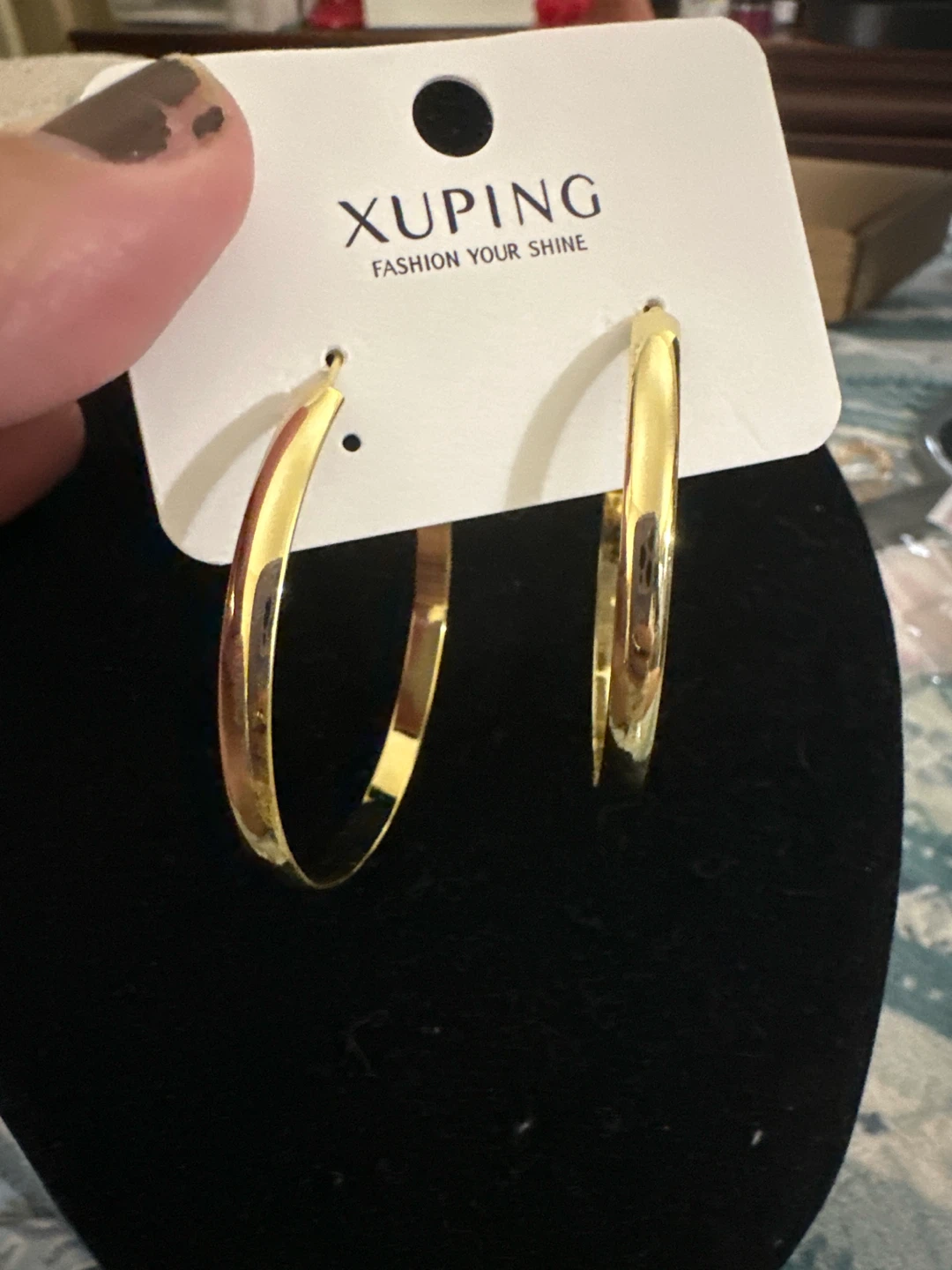 14k Gold laminatedHoop Earrings