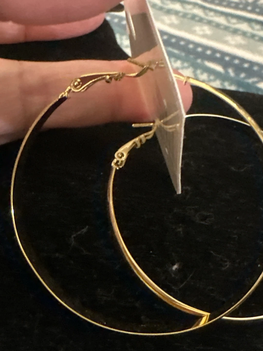 14k Gold laminatedHoop Earrings - photo 2