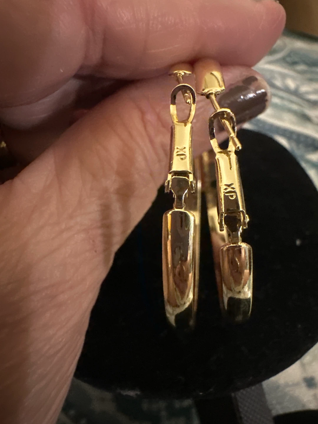 14k Gold laminatedHoop Earrings - photo 3