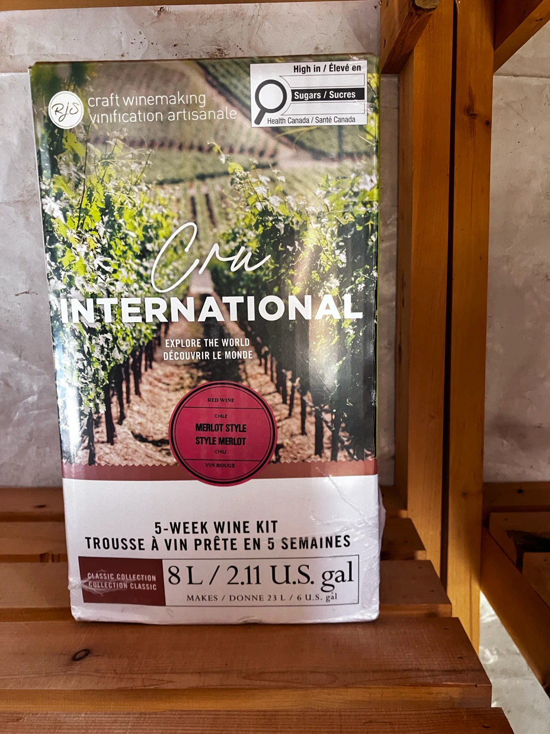 NEW RJS Cru International Chile Merlot Style Wine Kit