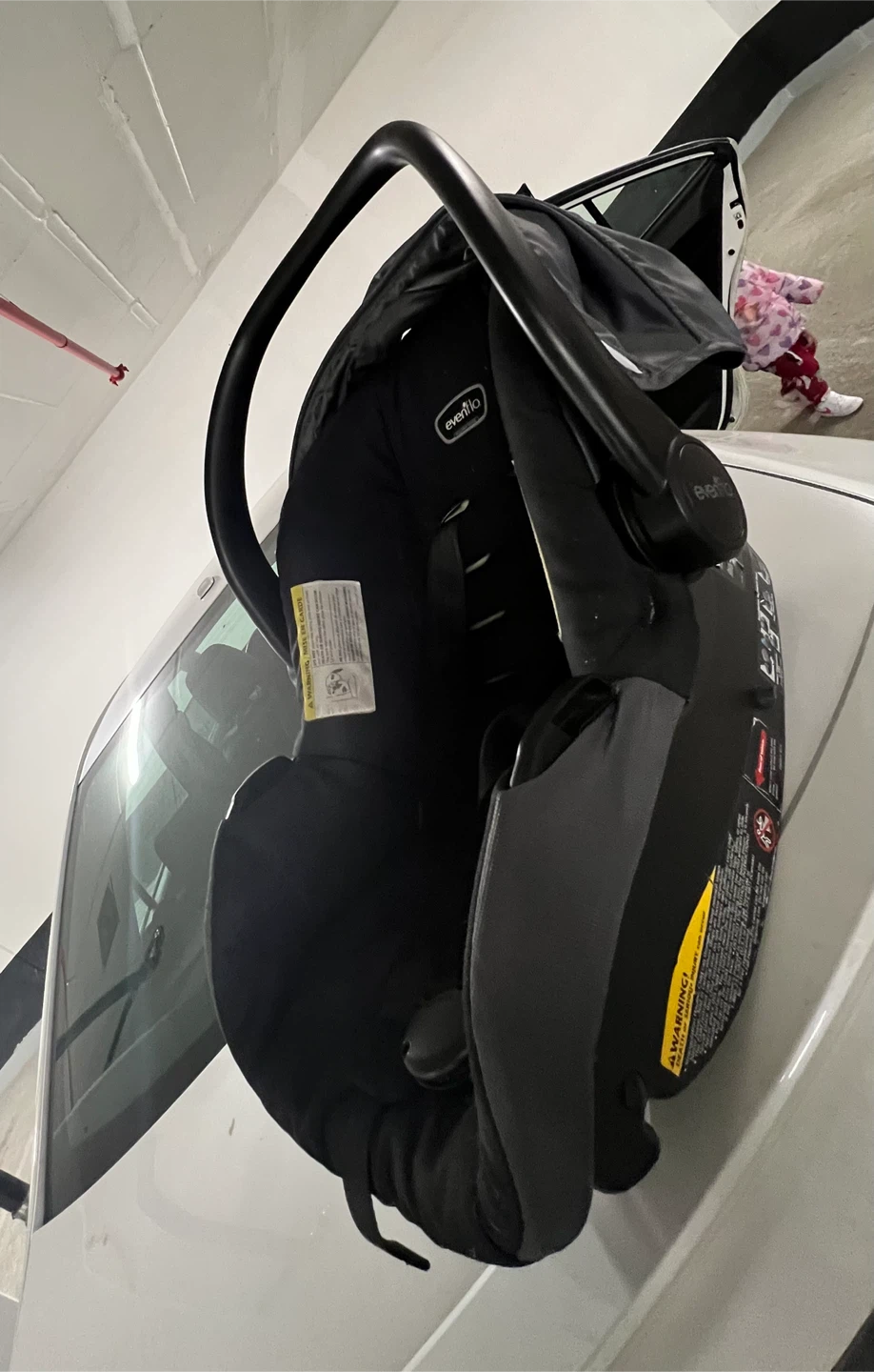Evenflo Litemax 35 Infant Car Seat with stroller - photo 2