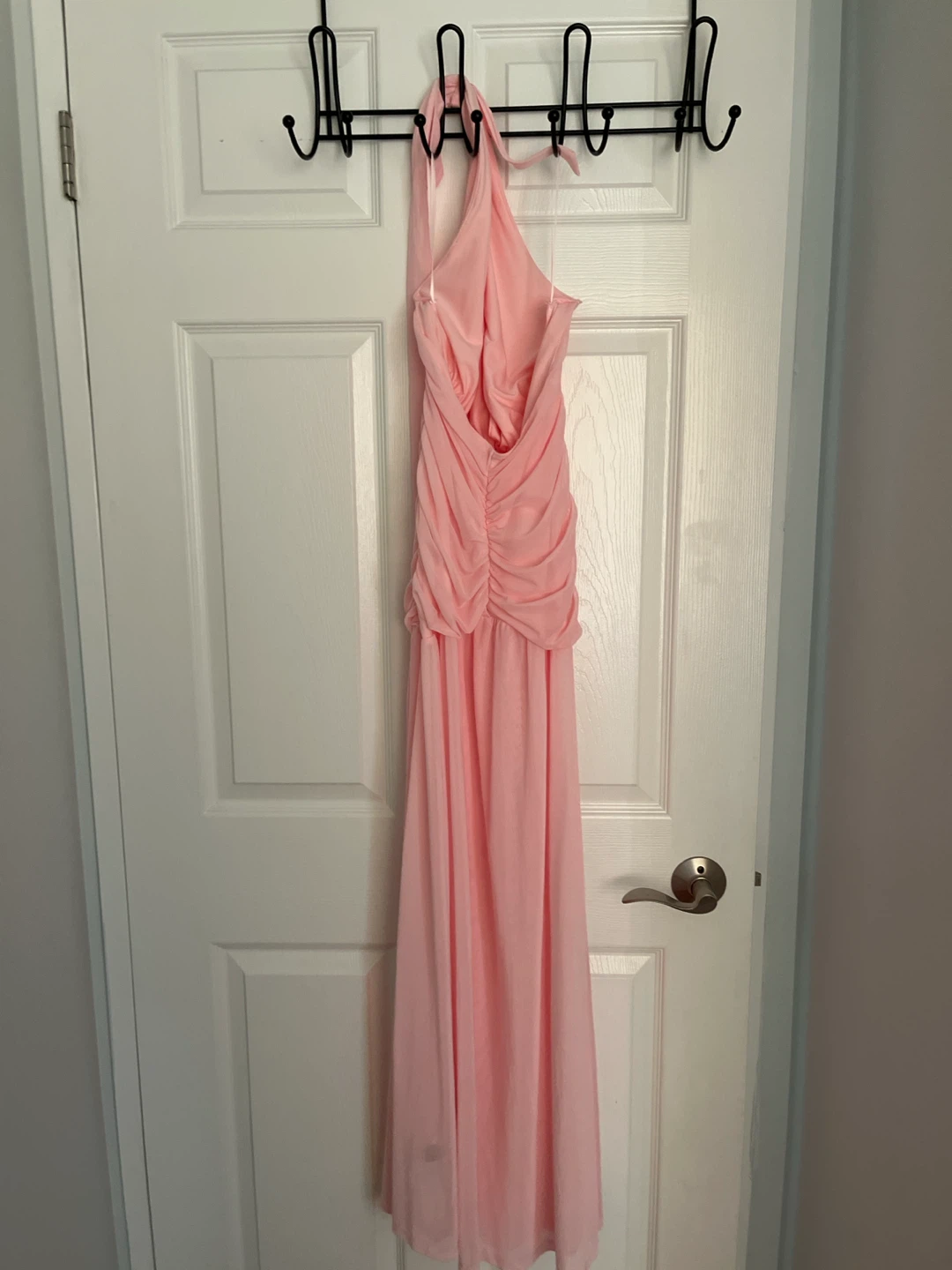 Pink Halter Neck Maxi Dress - photo 2