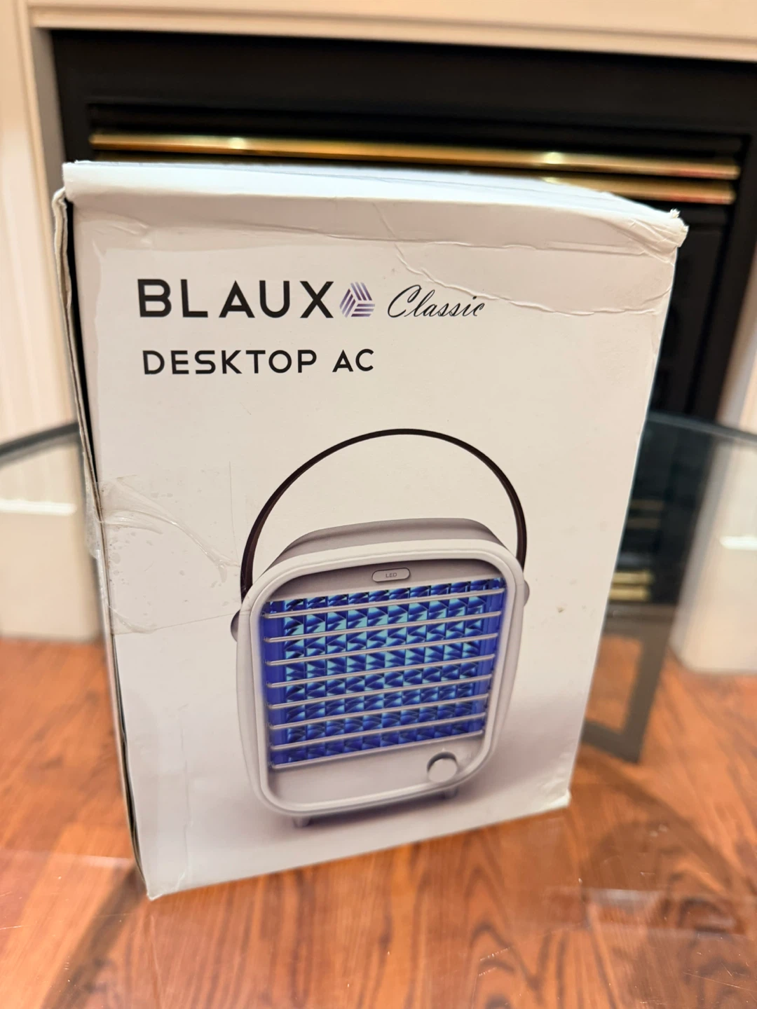 NEW Blaux Classic Portable Desktop Air Cooler – White