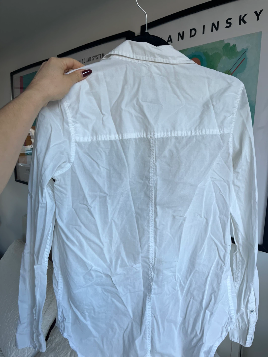 American Eagle Outfitters White Button-Down Shirt - photo 2