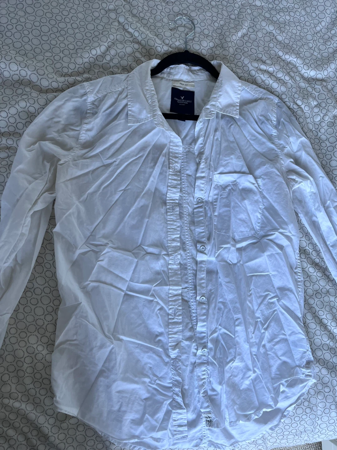 American Eagle Outfitters White Button-Down Shirt - photo 3
