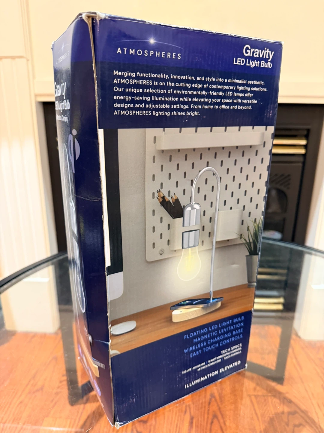 NEW Atmospheres Gravity Floating LED Lamp & Wireless Charger - photo 3
