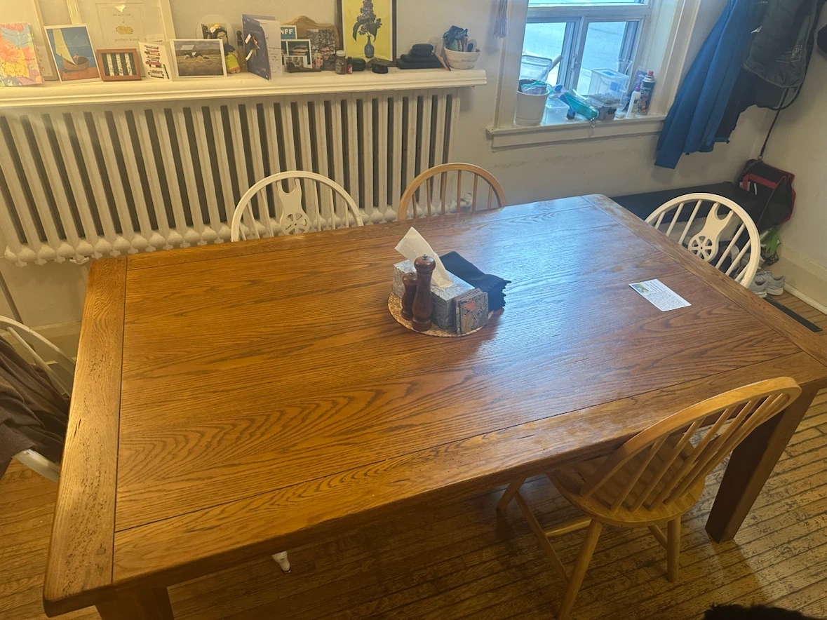 Round Table with extra leaf - photo 2