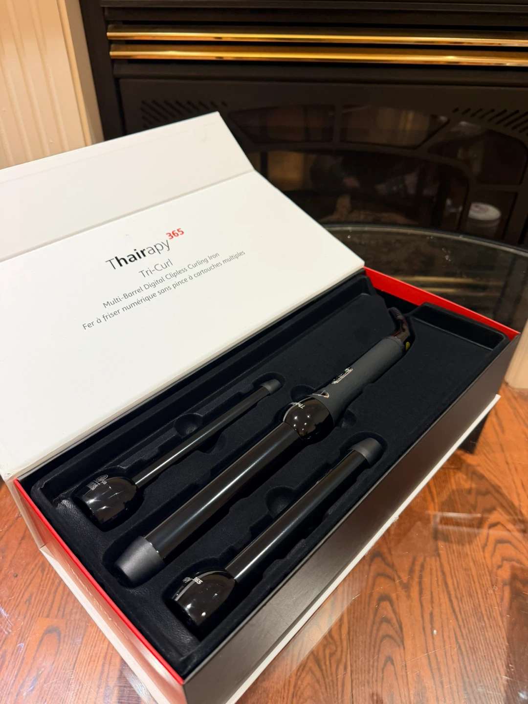 NEW Thairapy 365 Tri-Curl 3-in-1 Curling Iron Set - photo 2
