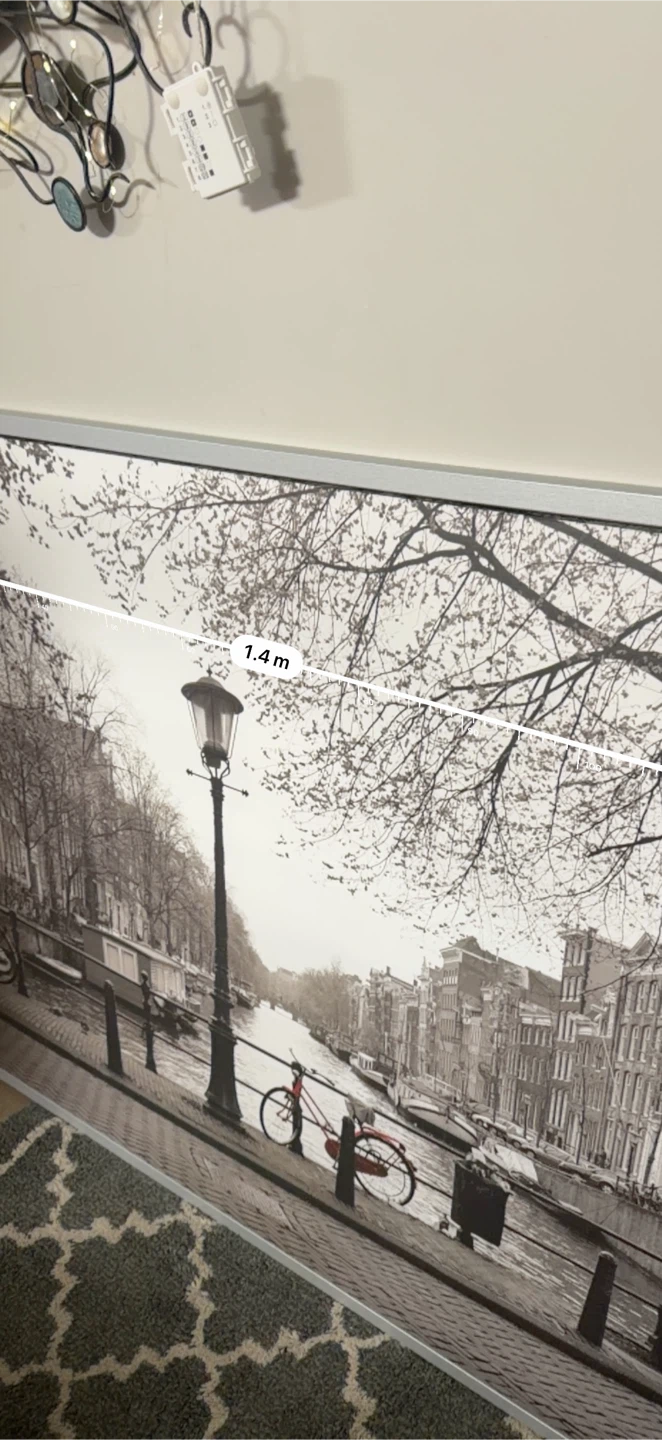 Large Amsterdam Canal Scene Wall Art - photo 3