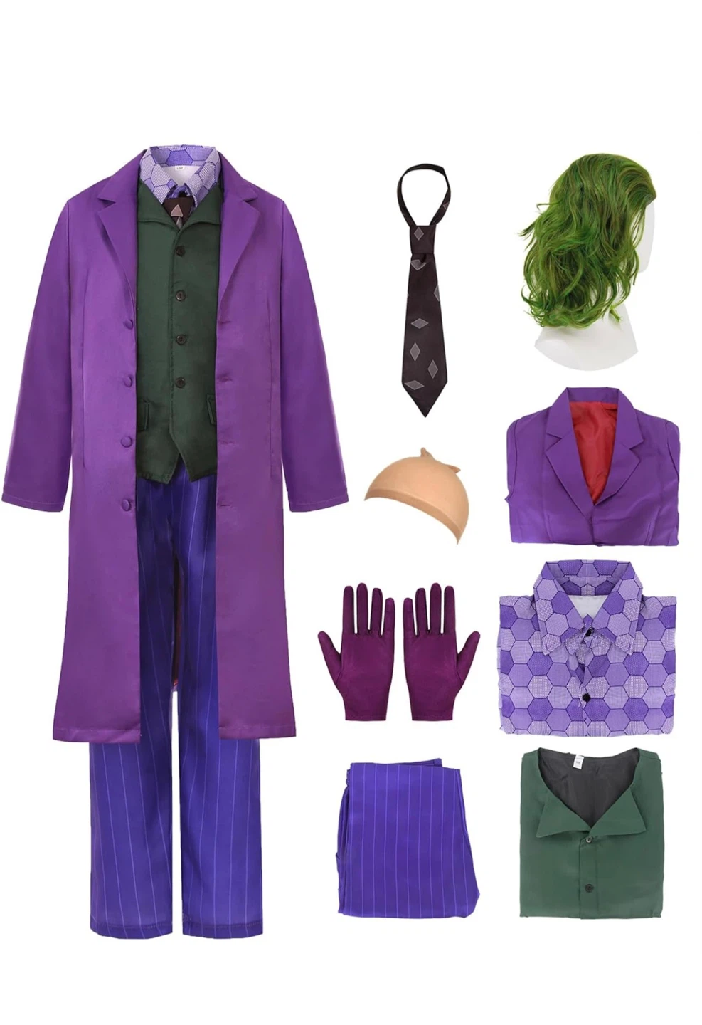 Kids Joker Costume Set