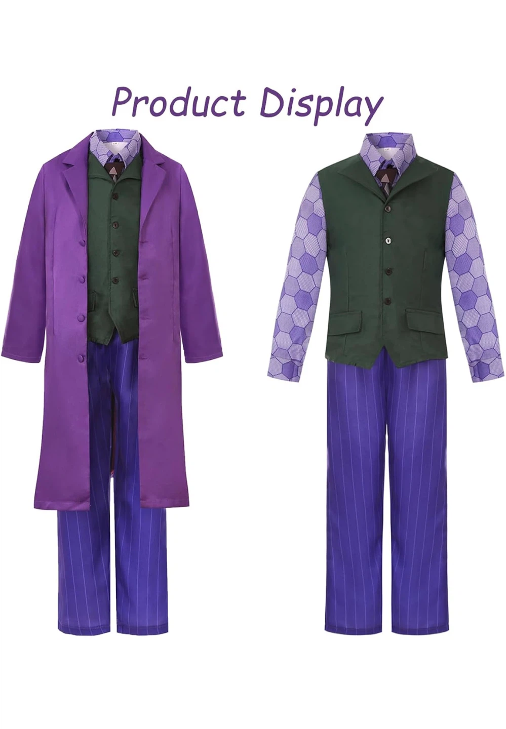 Kids Joker Costume Set - photo 4