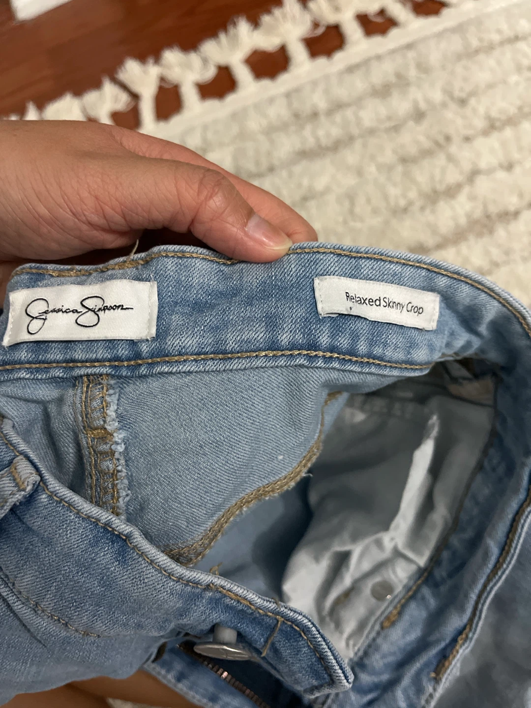Jessica Simpson Relaxed Skinny Crop Jeans - photo 2