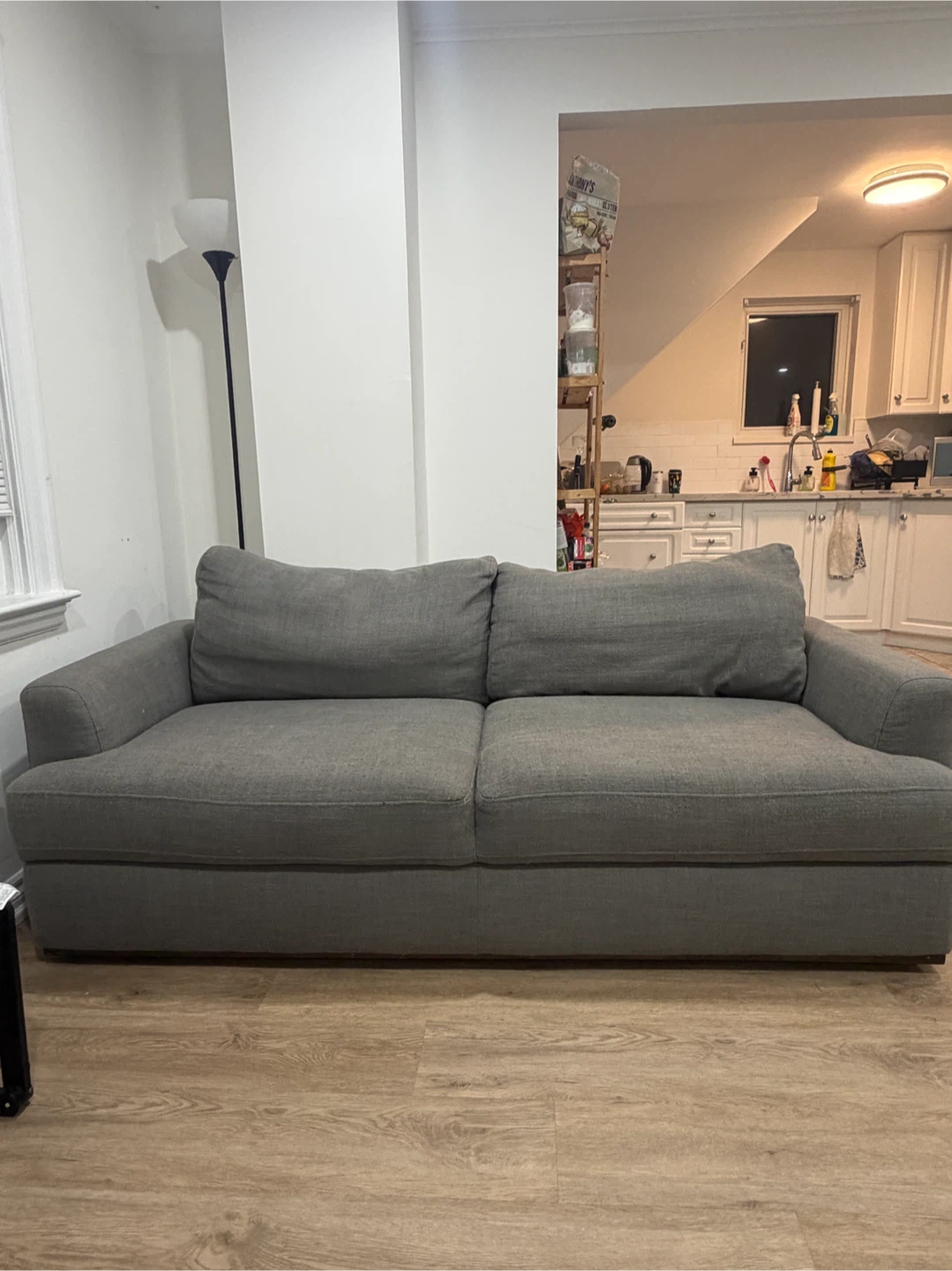 $100 Structube couch - charcoal grey 3 seater - photo 2