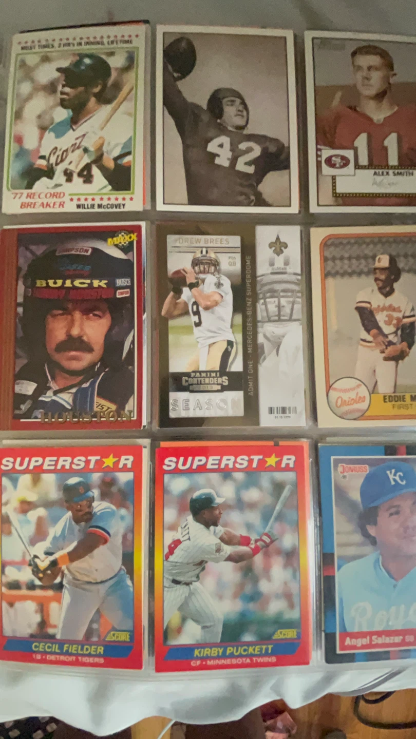 Collection of Assorted Vintage Sports Cards