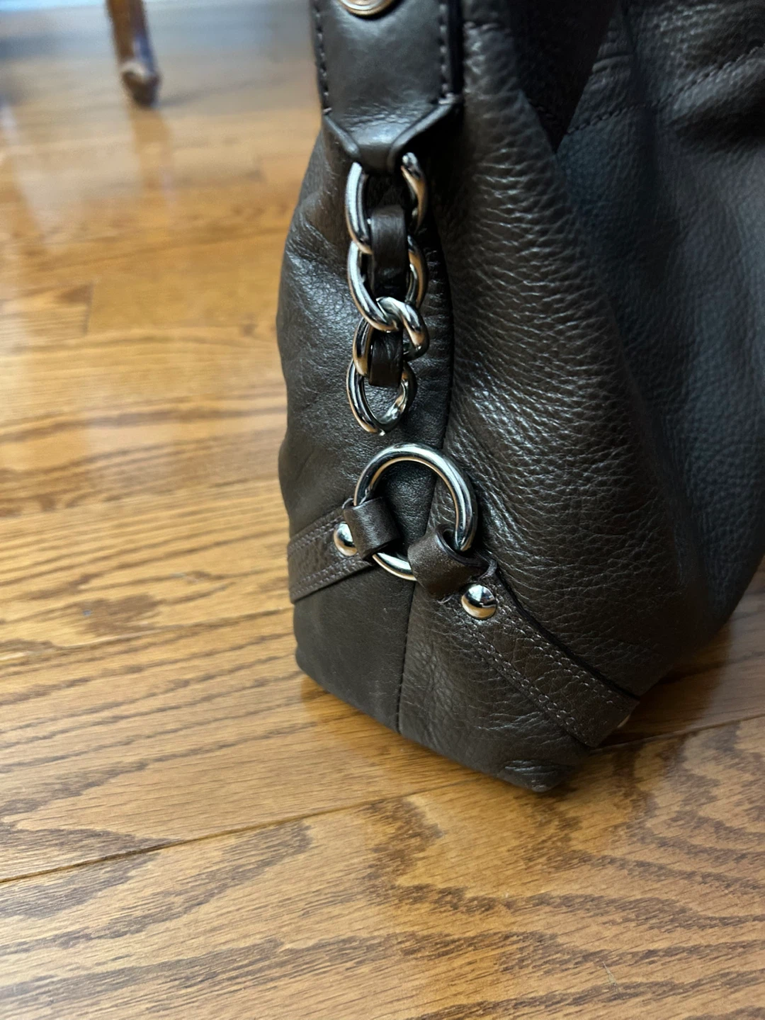 Coach Dark Brown Leather Handbag - photo 3