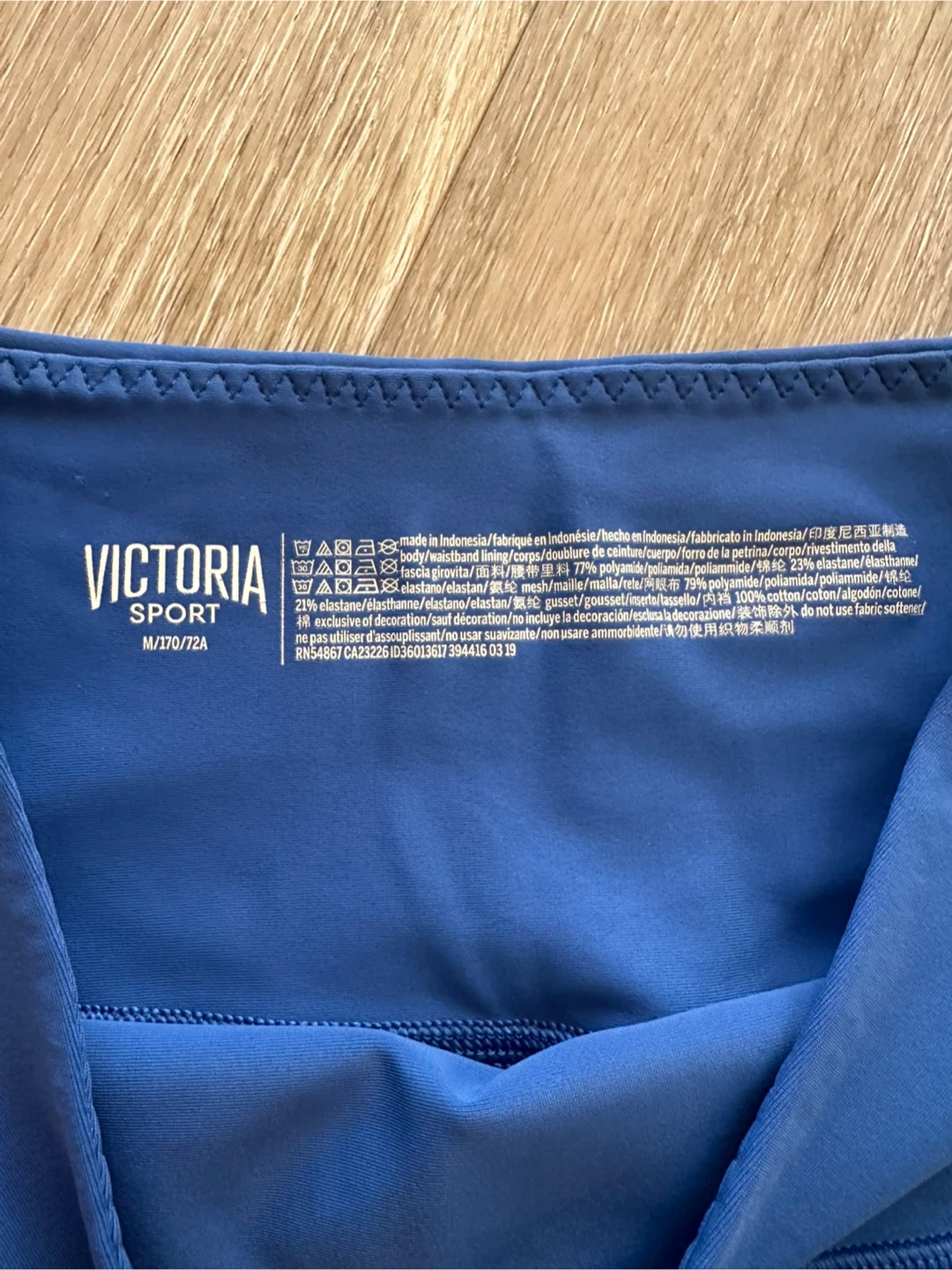Victoria Sport Blue Cropped Leggings - photo 3